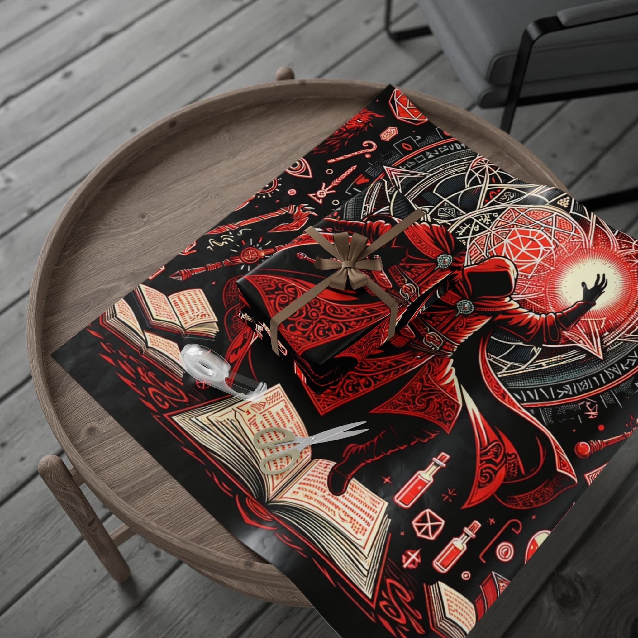DnD Sorceror Wrapping Paper