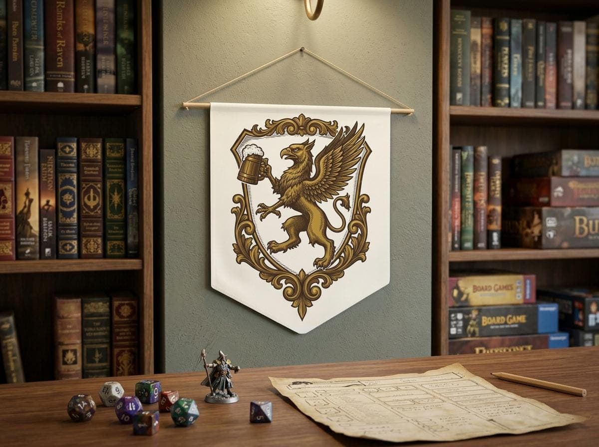DnD Tavern Sign Pennant
