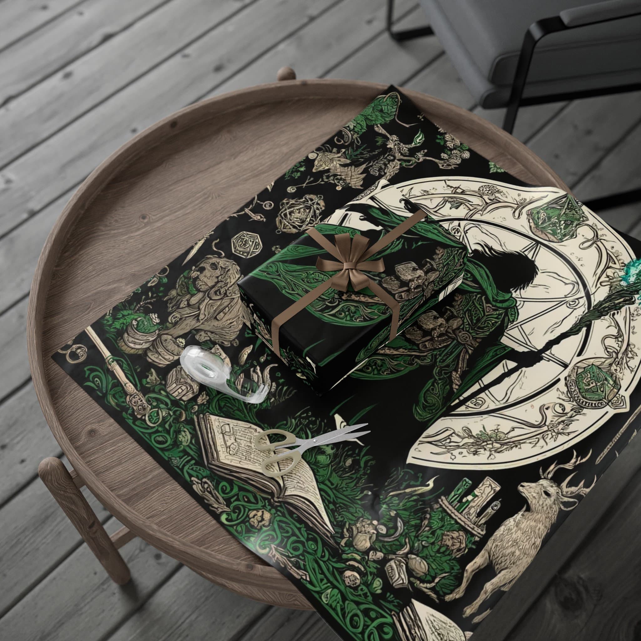 DnD Druid Wrapping Paper