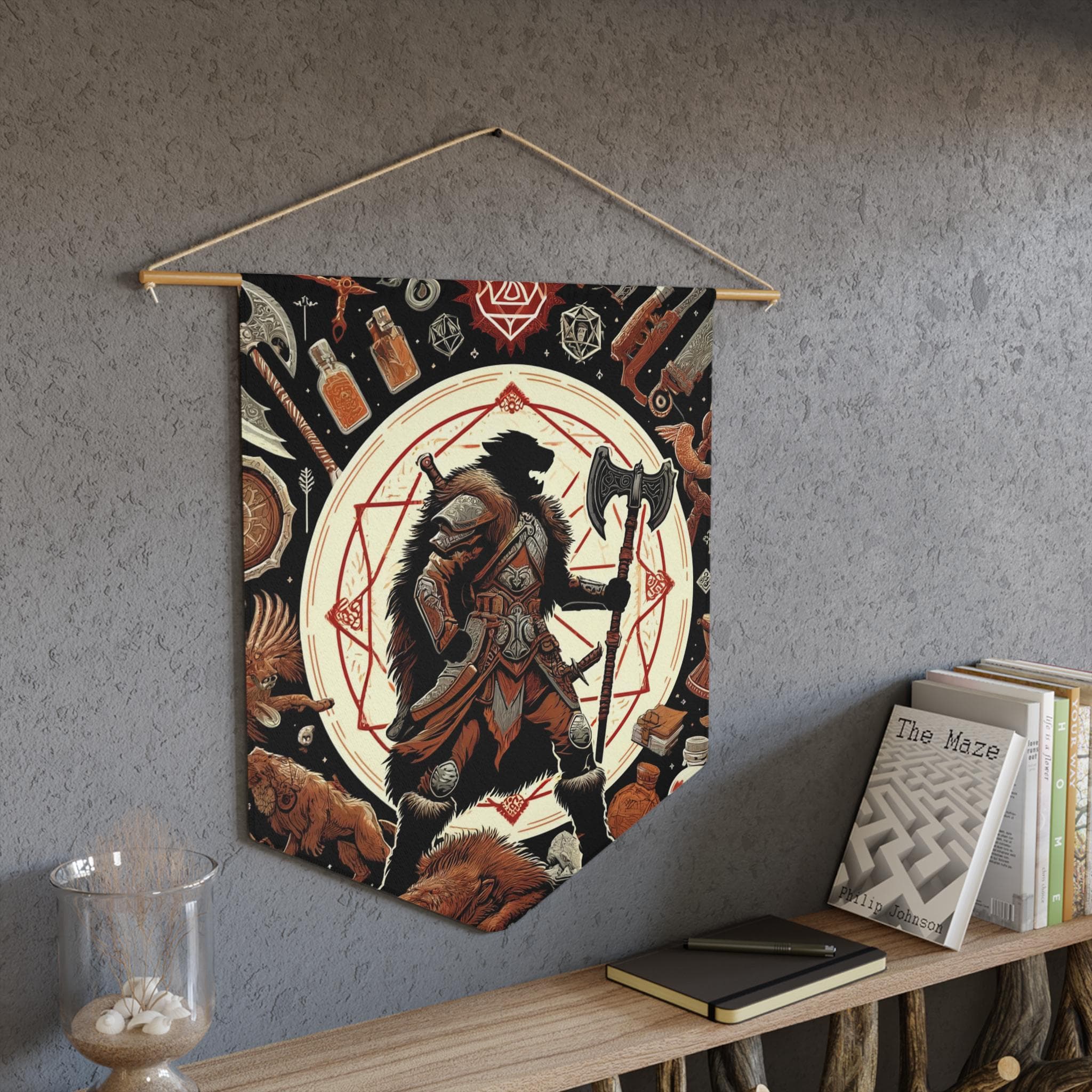 DnD Barbarian Pennant